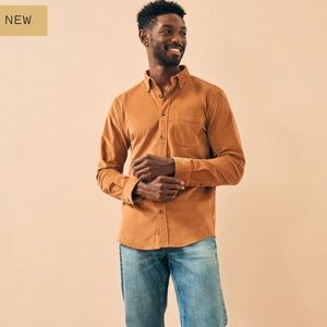 Faherty Stretch Corduroy Shirt